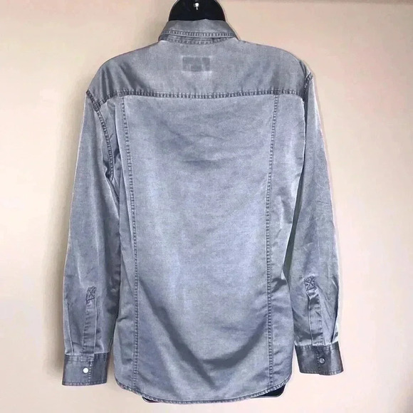 Armani Exchange Pearl Snap Button Front Size S - Picture 2 of 7